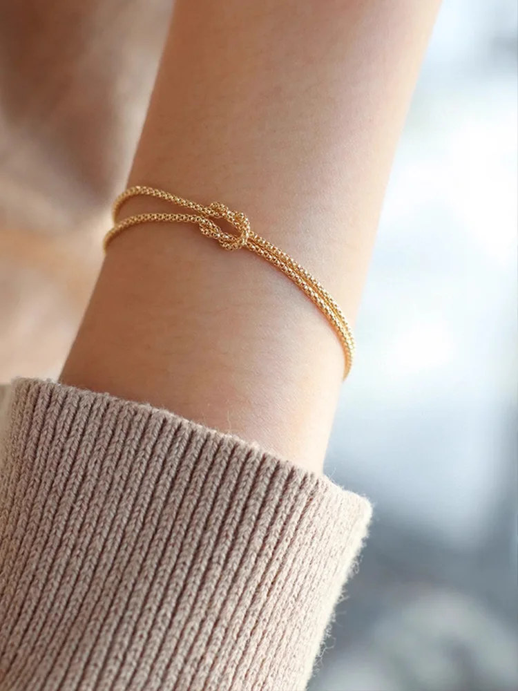 

S925 pure silver bracelets new women's bracelet niche fashion commuting Women's bracelets