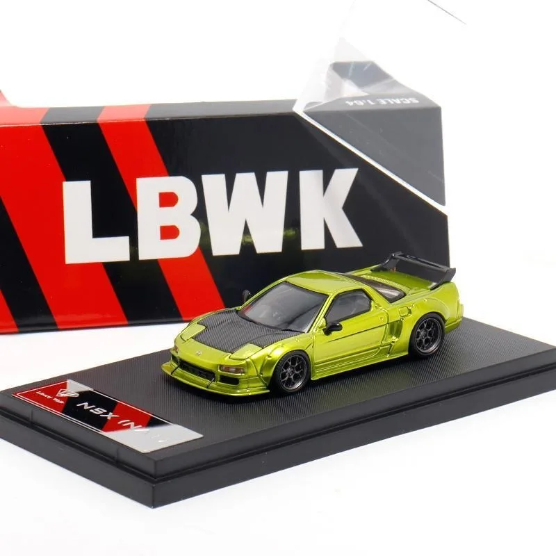 Diecast 1/64 Scaleรุ่นรถHonda NSX NA1รถรุ่นLBWK Honda Playยานพาหนะของเล่นสําหรับชายกล่องต้นฉบับ