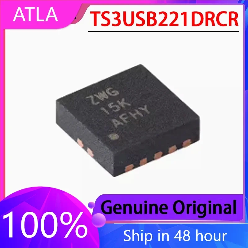 

5PCS New Original TS3USB221DRCR VSON10 ZWG Multiplexer Chip in Stock