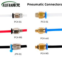 10Pcs PC4-M6 PC4-M10 PC6-01 Pneumatic Fitting PC4-M10 for Creality Ender 3/3 Pro/3 V2 Ender 5/5Pro/5 Plus CR-10 3D Printer Parts