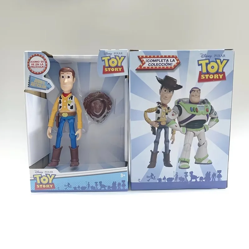 Figura de dibujos animados Toy Story 3 Buzz Lightyear Woody, modelo de juguete de escritorio, adorno, muñeca para niños, coleccionables, regalo sorpresa de vacaciones