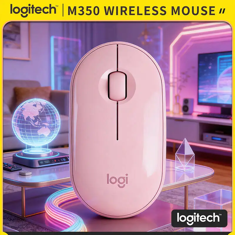 

Портативная мышь Logitech M350 для путешествий — тонкий дизайн, бесшумные нажатия, USB-приемник, 18 месяцев автономной работы, подходит для ноутбуков и сумок для путешествий