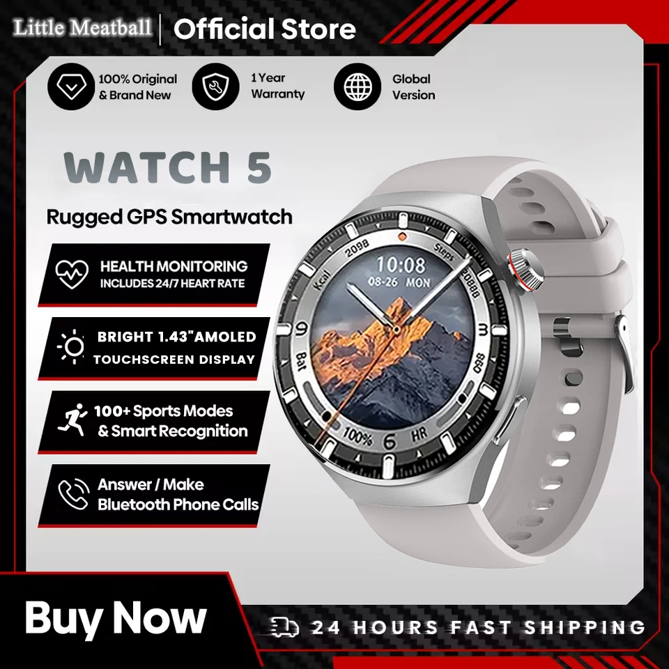 

1.43'' Touch Screen Bluetooth Smart Watch for Men And Women Heart Rate & Sleep Monitor IP67 Waterproof Fitness Sport Tracker