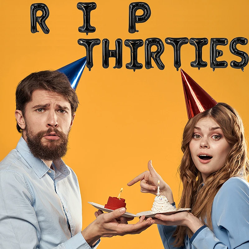 بالونات حفلة عيد ميلاد للشباب والرجال والنساء ، لافتة ، الموت حتى العشرينات ، الثلاثينات ، الأربعينات ، ديكور الحفلات ، شقي العشرينات ، غير مذكور #4