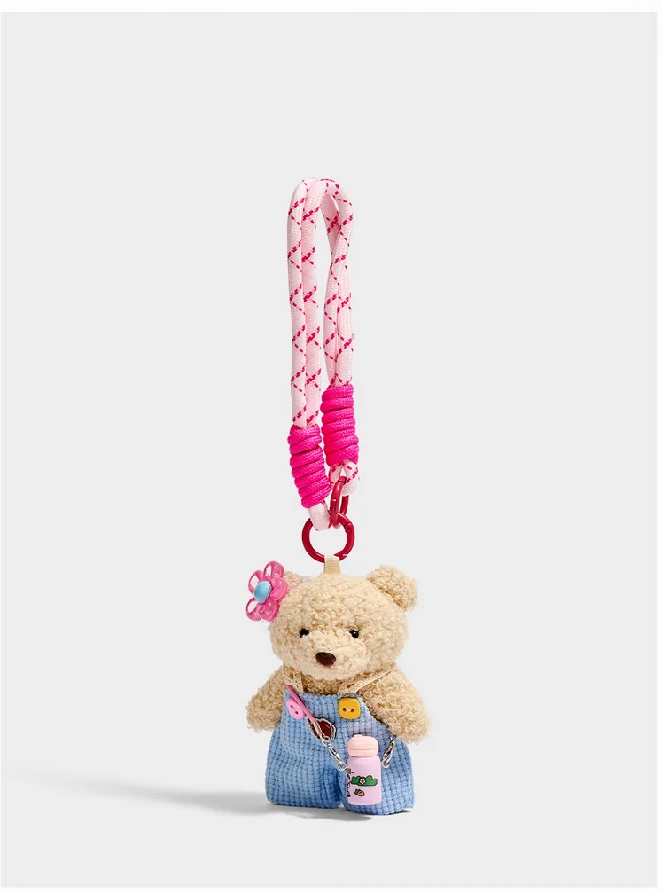 Original bunny plush keychain pendant cute little bear girl pericardium pendant gift