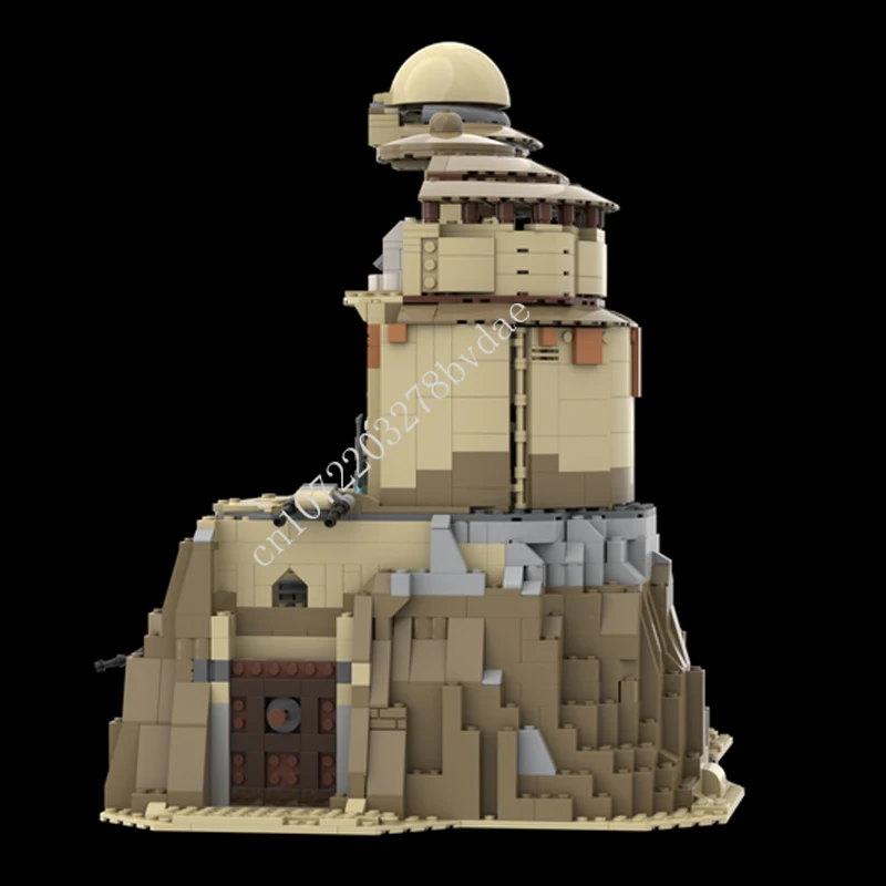 1762 قطعة MOC مشهد الفيلم الشهير تاتوين قصر دايميو لتقوم بها بنفسك الأفكار الإبداعية ألعاب أطفال هدية الكريسماس لغز MOC-75059 #3