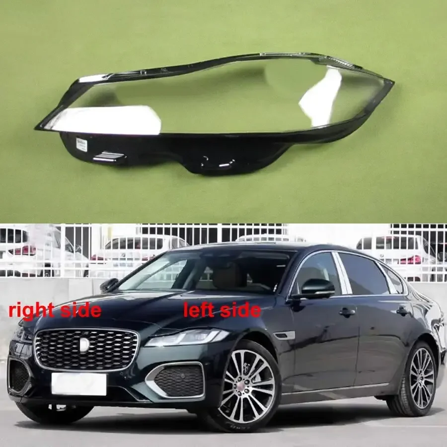 

For Jaguar XF XFL 2021 2022 2023 Headlamp Cover Headlight Transparent Lens Shell Plexiglass Replace Original Lampshade