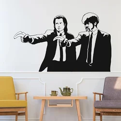 Banksy Pulp Fiction Movie Jackson Pop Street Graffiti Sticker Tarantino Fiction Funny Retro Die Cut Cool Decals Wallpaper G120