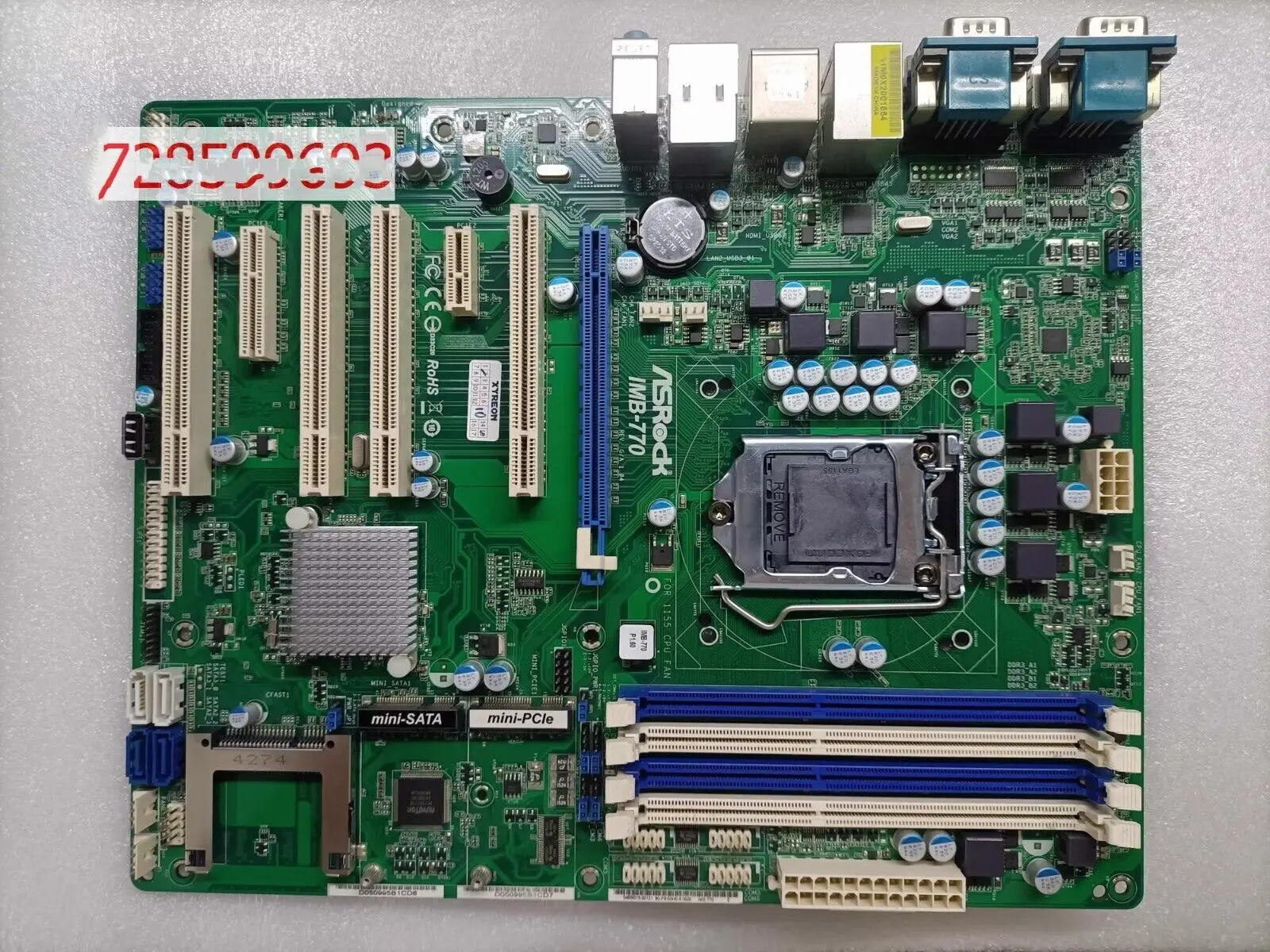 

ASRock IMB-770 REV.G/A 1.04 industrial control motherboard