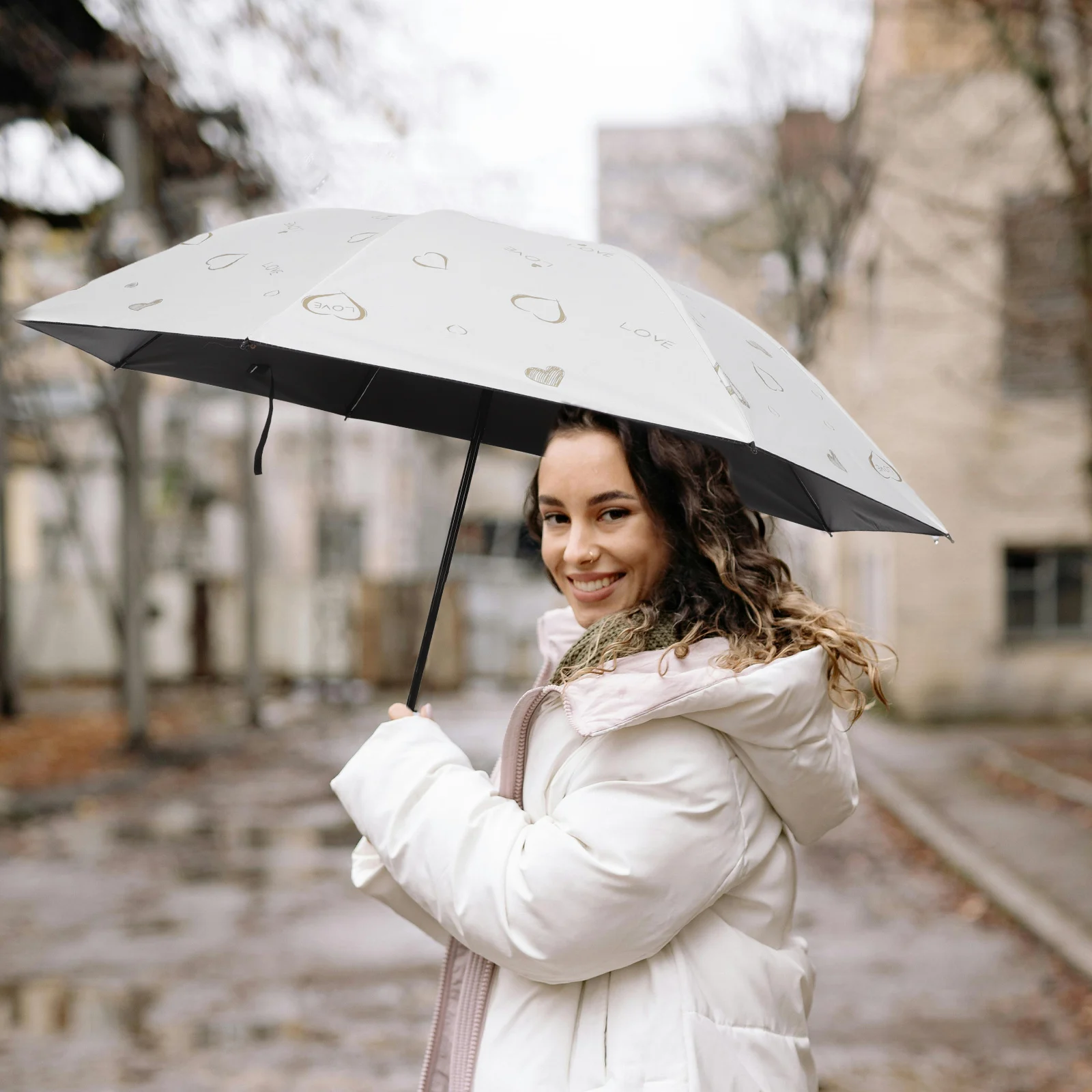 

Compact Travel Folding Uv Protection Portable Sun Umbrella Travel UV Protection Compact Small Sun Rain Umbrella