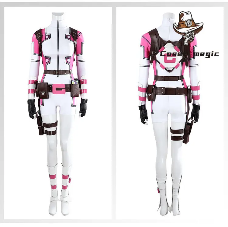 Gwenpool Cosplay Costume FemaleSuit Jumpsuit Halloween Outfit for Women Cosplay Full Set