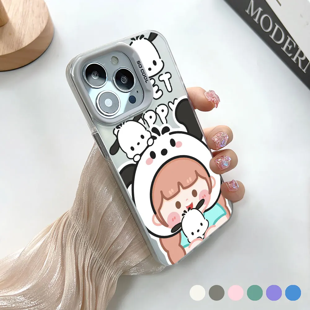 My Melody casing ponsel Anime Pochacco, pelindung HP untuk VIVO Y30 Y30I Y27 Y22 Y21E Y21A Y21G Y21T Y21 Y20 Y17 Y16 Y15A Y15 Y9 Y7 Y03 S 4G 5G