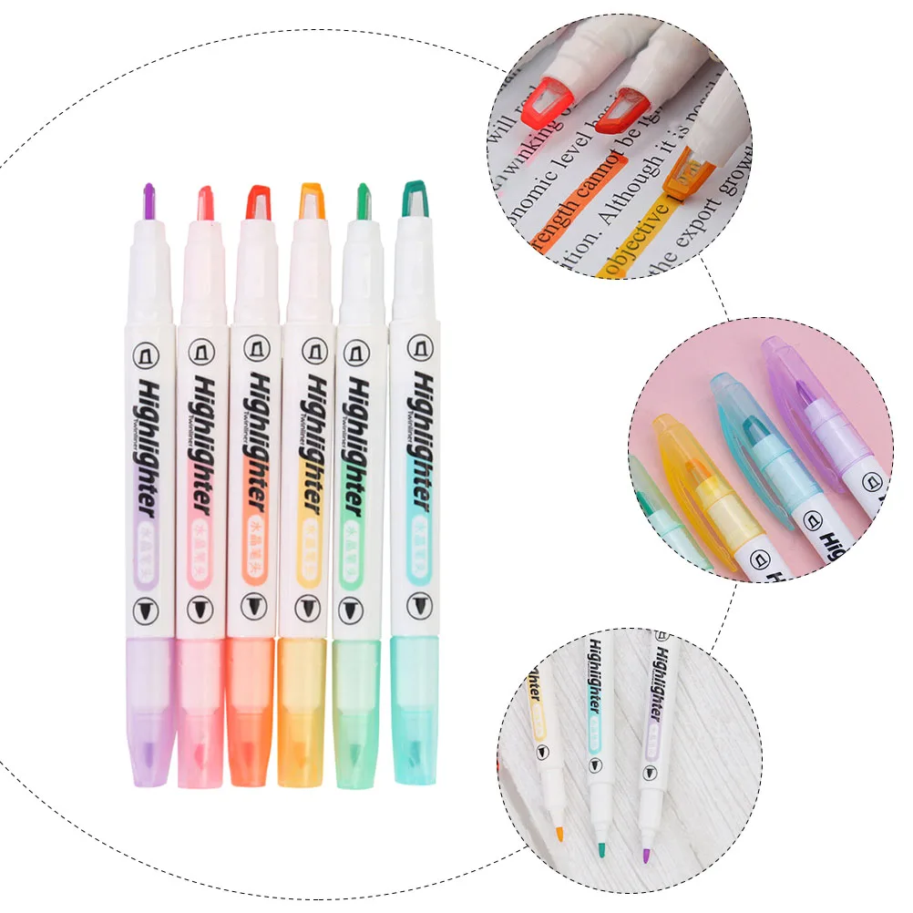 

DoubleEnded Highlighters FluorescentPens Writing Highlighters WritingMarkers Highlighter Pen Markers StudentGifts