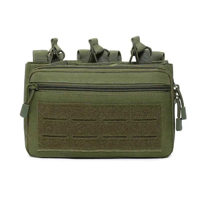Taktische Molle Dreifach-Magazintasche 5.56 M4 Magazinhalter Outdoor Wandern Jagd Admin-Weste Taschen EDC Werkzeug-Organizer Hüfttasche – Detail 6