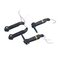 4Pcs Black Plastic Axle Arms with Motor 2A+2B Replacement DIY Upgrade Part For Eachine E58 JY019 RC Quadcopter Drone Accessories