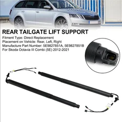 5E9827852A  5E9827852F  Pair Electric Tailgate Gas Support Struts for 2012-2020 Skoda Octavia III Combi 5E  5E9827852D