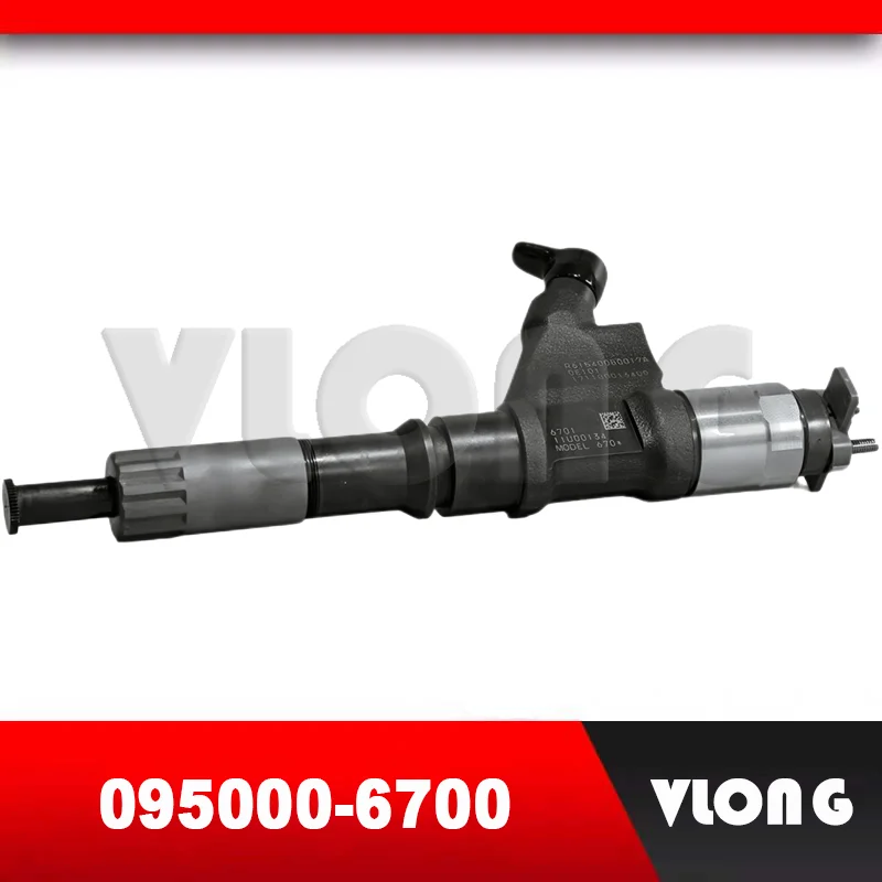 

Heavy Truck Common Rail Injector Diesel Injector For SINOTRUK HOWO A7 WD615 VG61540080017A R61540080017A 095000-6700 095000-6701
