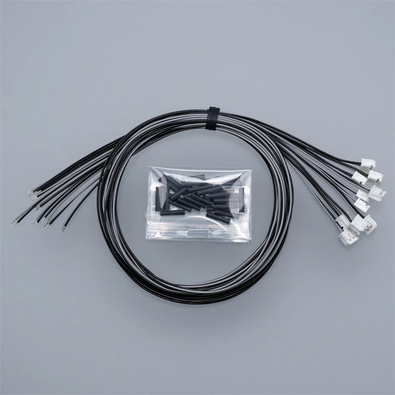 MFC مخصص سلك التوصيل مجموعة مصابيح سلك أربعة في واحد 60 سنتيمتر MFC-60C ل 1/ 14 تاميا سكانيا رجل Actros مقطورة لعبة أجزاء #6