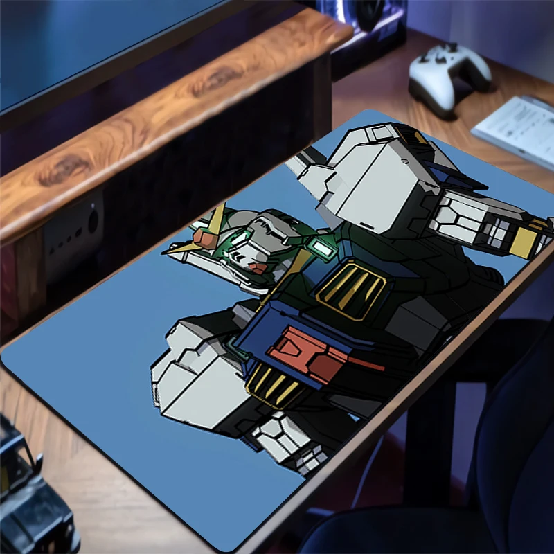 Коврик для мыши Mechanical Warrior Gundam Mk II Xxl Коврик для клавиатуры Резиновый настольный коврик Удлиненный коврик Нескользящий настольный коврик для мыши Игровой коврик для мыши