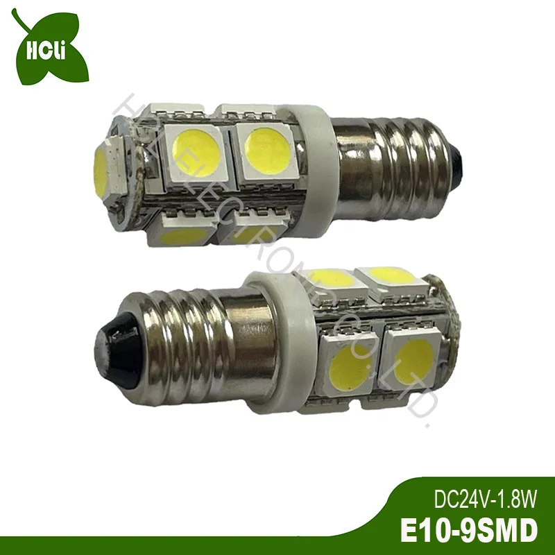 High quality DC6.3V 12V 24V E10 BA9S BAX9S T4W T11 1815 1895 T10 W5W 194 168 Wedge Led Bulb Light Lamp free shipping 50pcs/lot