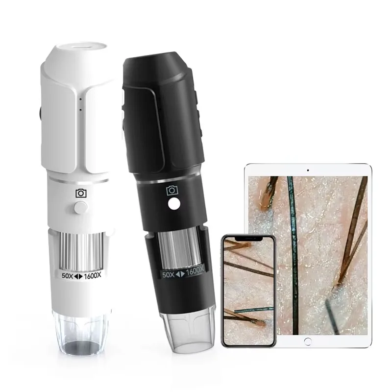 

Skin Hair Beauty Magnifier 1600X Wireless WiFi Digital Microscope for iPhone Android