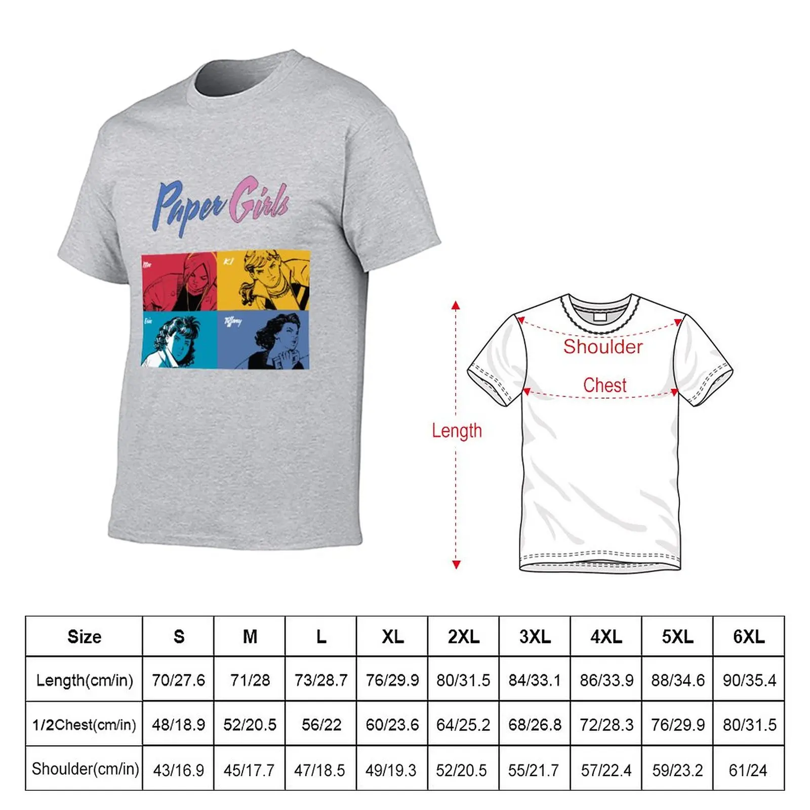 Paper Girls Erin Mac KJ Tiffany retro vintage 80s Stickers Sticker girl T-Shirt Blouse mens vintage t shirts