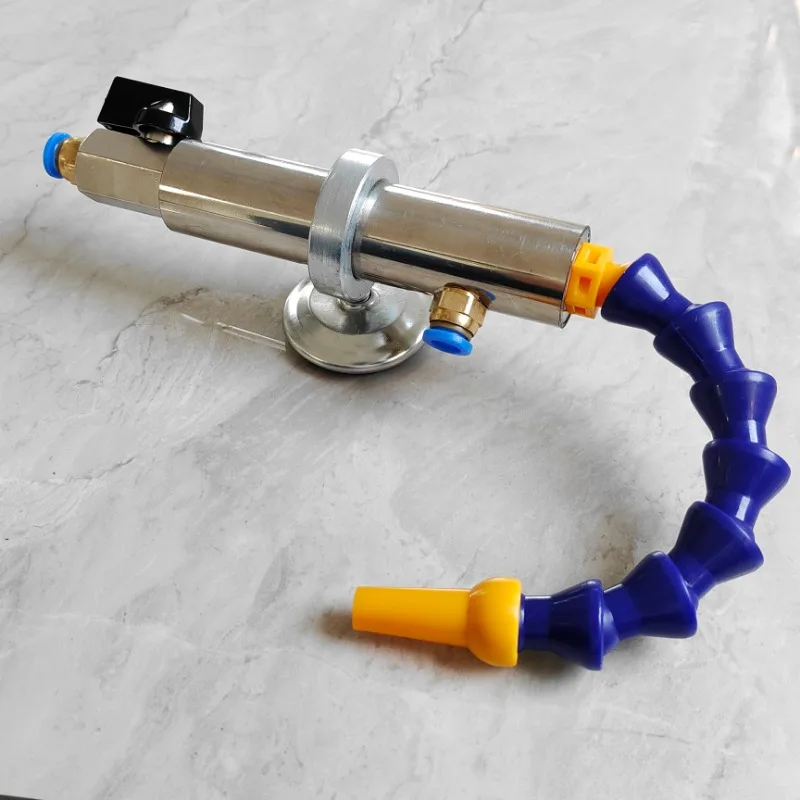 Vortex Tube Rapid Freezing Pneumatic Refrigeration Tube Cooling Gun Cold Air Gun Compressed Air Heater