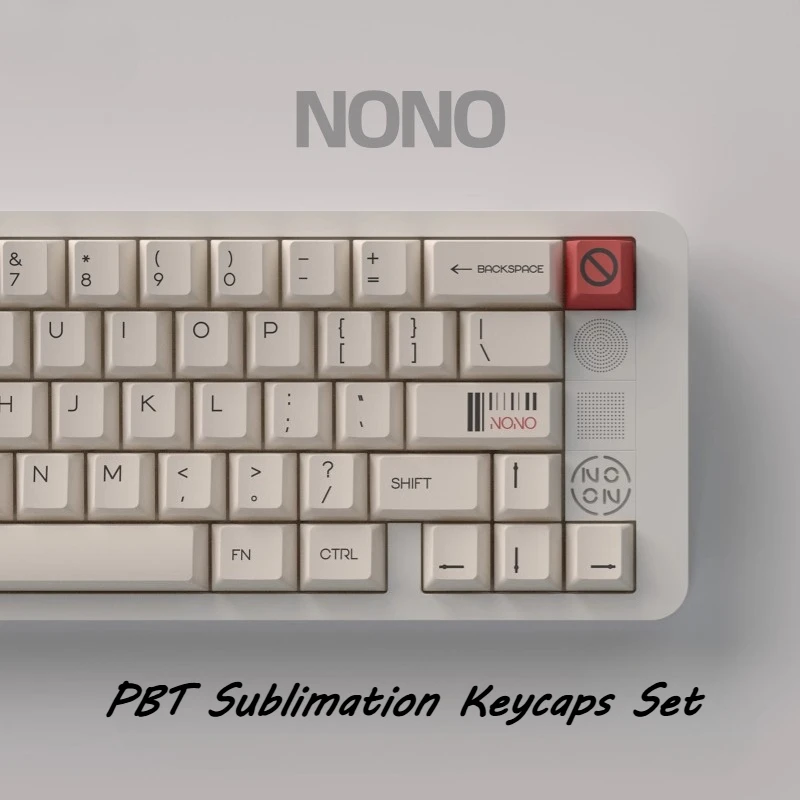 

NO ONE Keycaps Cherry Profile PBT Sublimation Keycaps Set for Mechanical Keyboard Customized Simple Key Caps PC Accessories