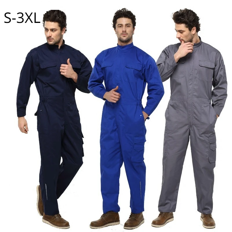 

Men's Autumn and Winter Long-sleeved Ship Coverall Shipyard Auto Repair Machine Repair Car Wear-resistant Cotton Tool