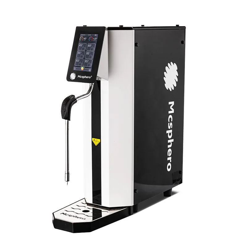 

Steam Engine Commercial Milk Tea Shop Coffee Shop Professional Heater Smart Touch Screen Constant Temperature Milk Frother