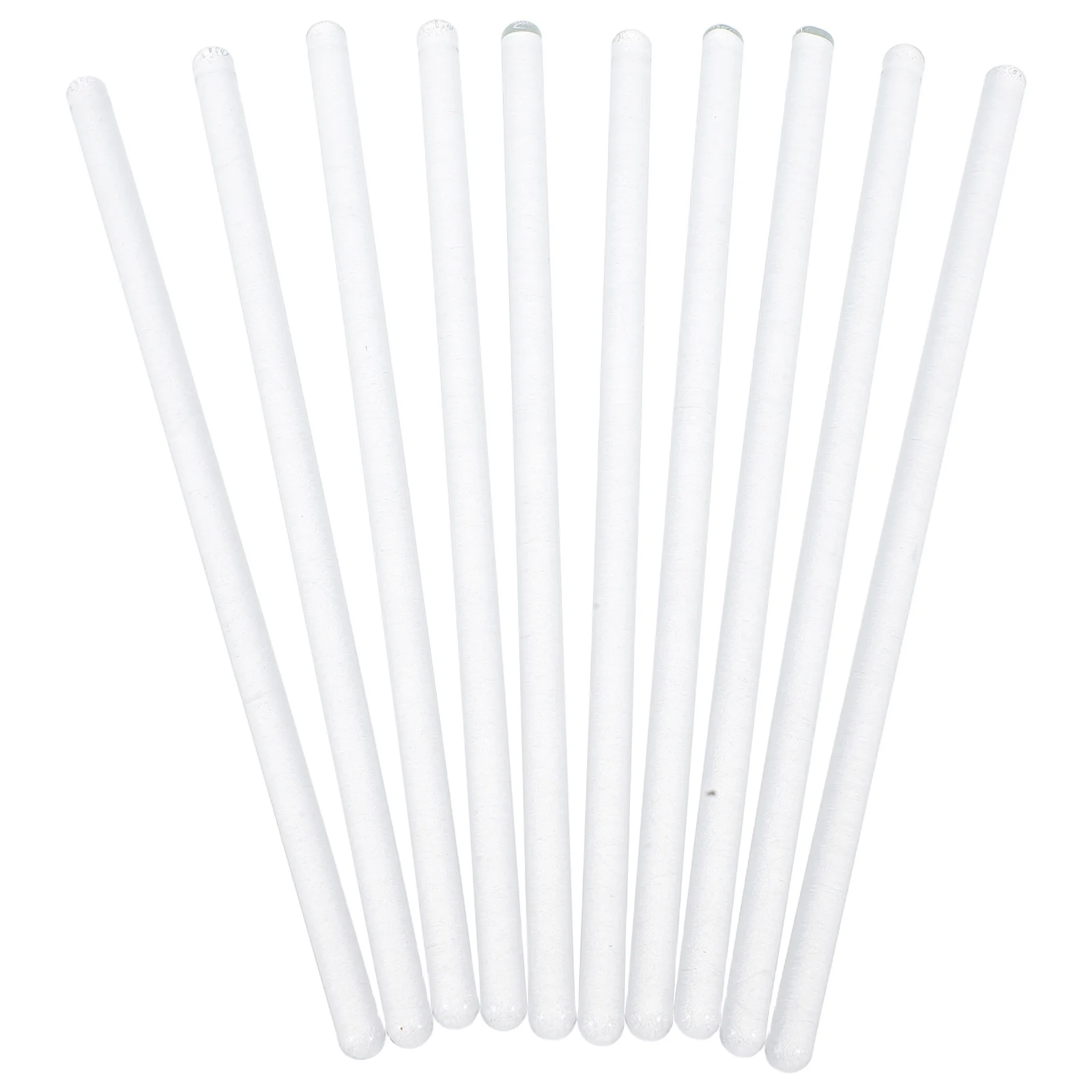 Hastes de agitação de vidro, varas de agitação de laboratório suaves e seguras para experimento científico, mistura de suprimentos de cozinha, varas de agitação experimentais com 10 peças