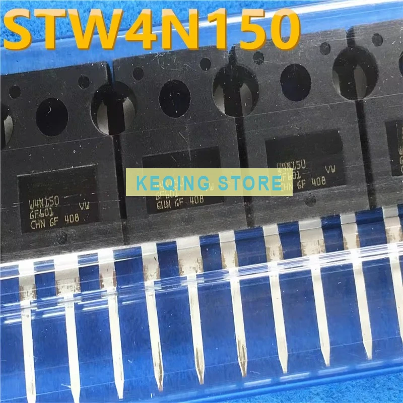 10PCS Used+Not NEW+Send after Measure STW4N150 W4N150 4N150 TO-247 In-line MOS FET STFW4N150