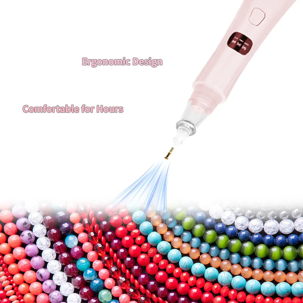 قلم رسم ماسي كهربائي، 4 أطراف بديلة، وضع شفط قابل للتعديل، قلم رسم فني ماسي لاسلكي مع مضخة مفرغة #6