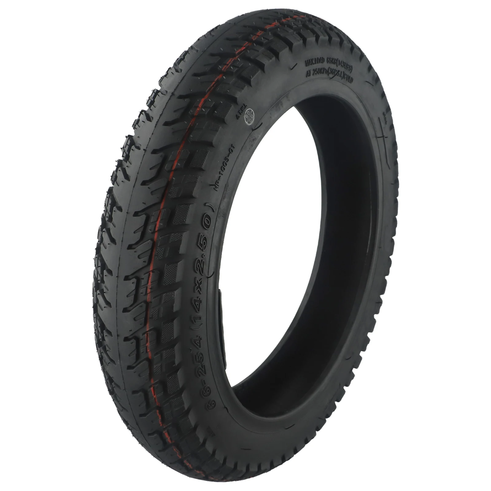 Battery Car Tire 14*2.5 Tubeless Tire Electric Vehicle Use Better Grip High Durability Lightweight Long-lasting