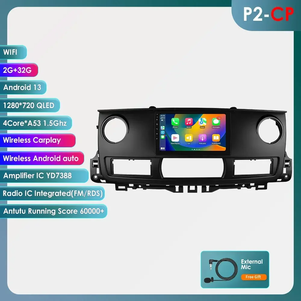 Android Autoradio Betaler voor Renault Master 2003-2011 Auto Multimedia GPS Carplay 2Din 6115 Autoradio Stereo Groot Scherm autoradio