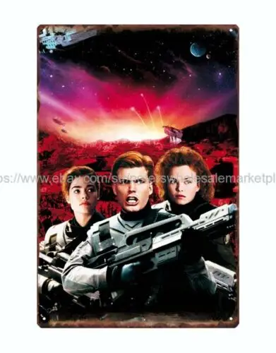 Starship Troopers Movie metal tin sign decor restaurant pub