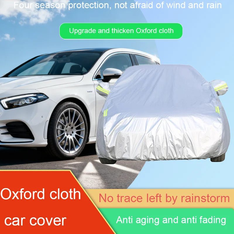 For Mercedes-Benz A, C, E, G class, thickened car covers for snow protection, UV protection, scratch resistance, and rain protec