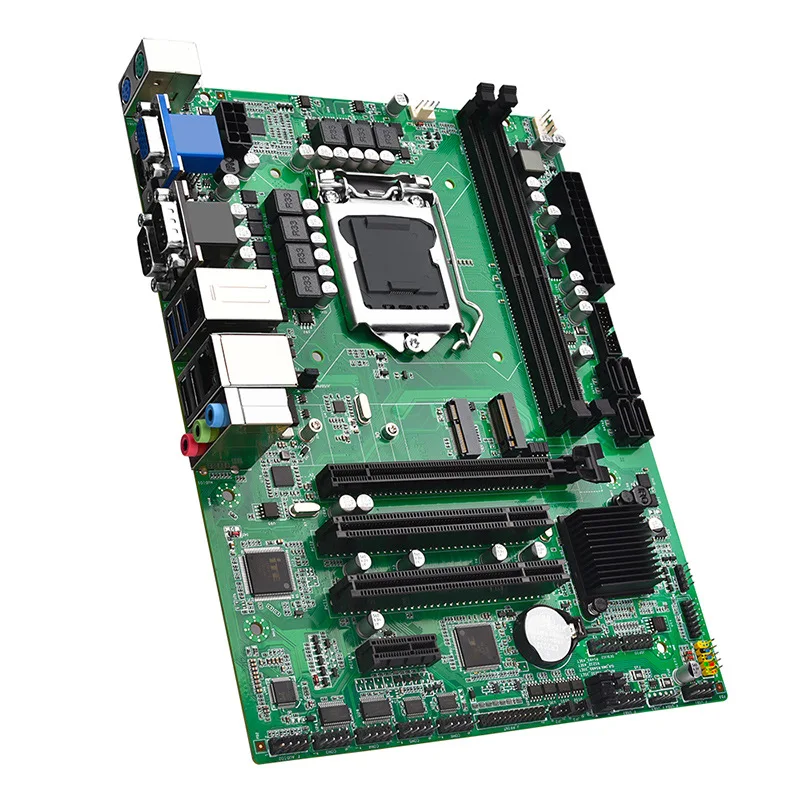 

B365M computer main board industrial control machine DDR4 memory LGA-1151CPU dual network interface card