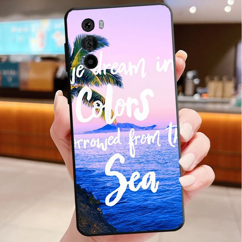 

Phone Case For Motorola Edge 50 40 Pro 60 50 40 30 Ultra Neo Fusion Moto G85 G72 G53 G54 G84 G13 G32 Summer