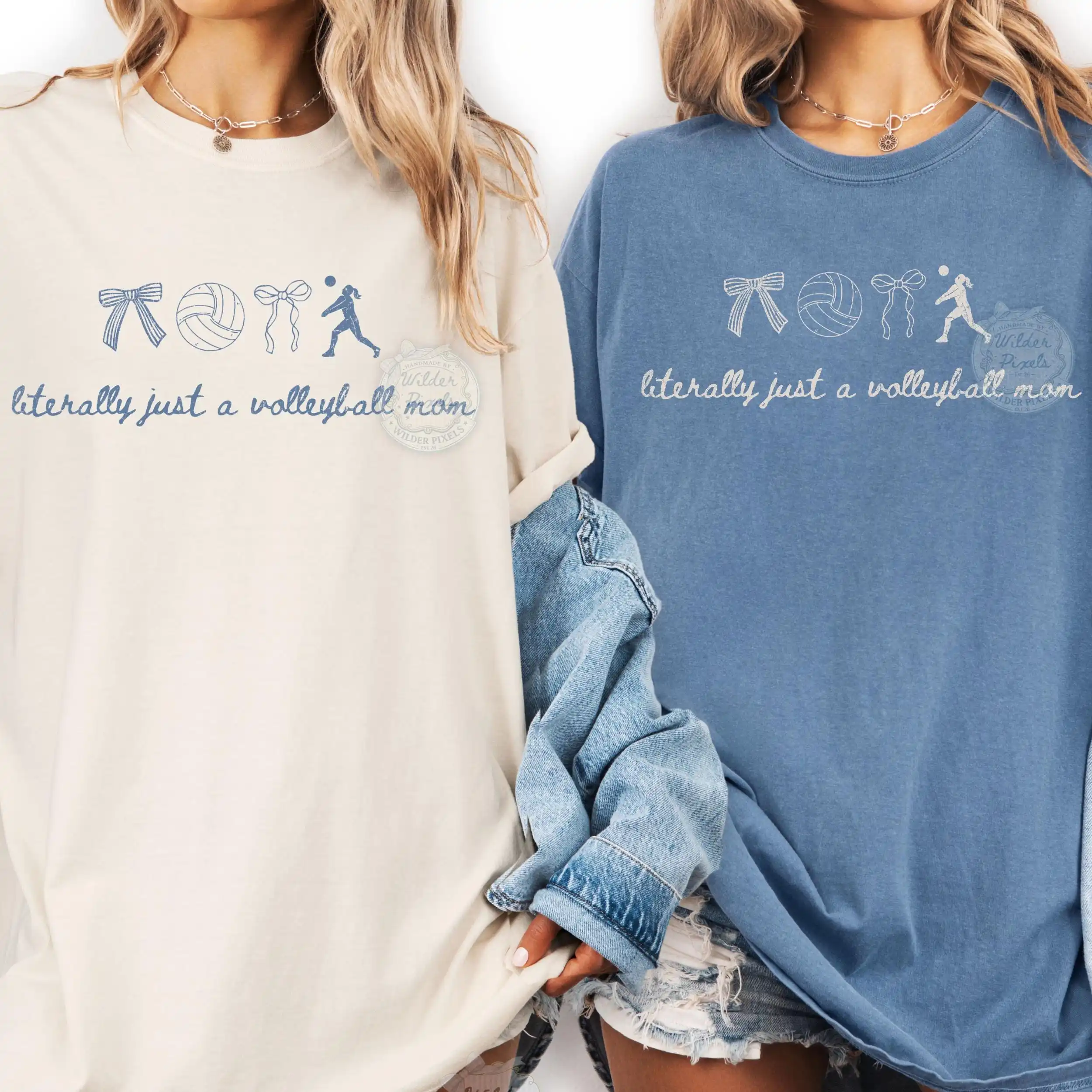 Literally Just A Volleyball Mom Shirt, Travel Volleyball Tournament Game Day Outfit Baller Moms, Beach American Ball Tee