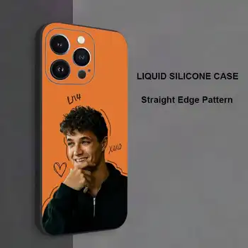 Silikonový kryt F-F1 Formula L-Lando-Norris-s pro iPhone 17, 16, 15, 14, 13, 12, 11, Pro Max, XS, X, XR, SE, Mini, 8, 7, měkký černý silikonový kryt 12 nejlepší prodej Kryt Formule 1 pro iPhone X - №1