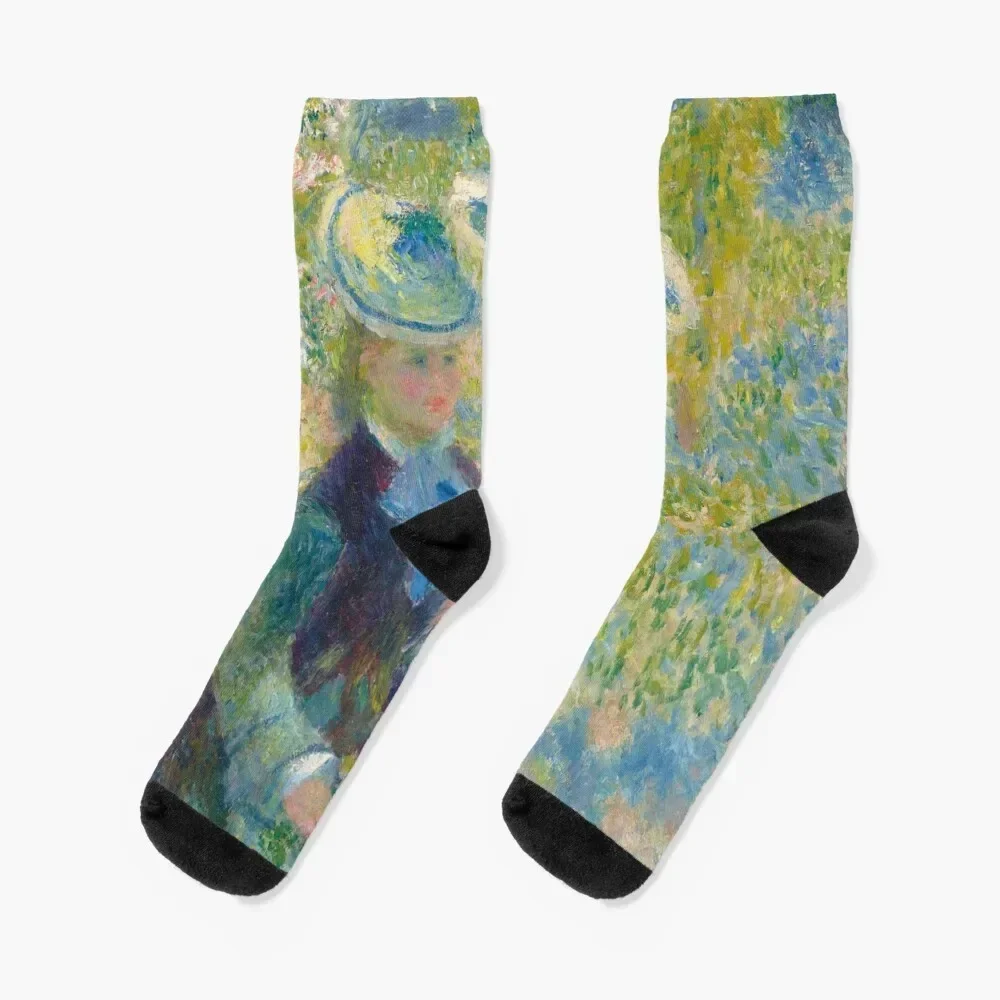 

Pierre-Auguste Renoir - Umbrella (1841-1919) Socks gift christmass gift cute Socks For Women Men's