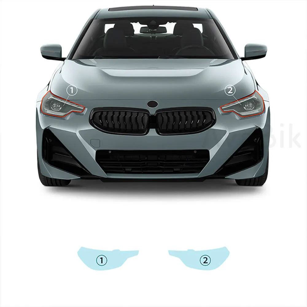 

PPF для BMW 2Series Coupe M240i M220i M230i Tpu Прозрачная защитная пленка для передних фар автомобиля, пленка для зеркала заднего вида, автомобильная наклейка