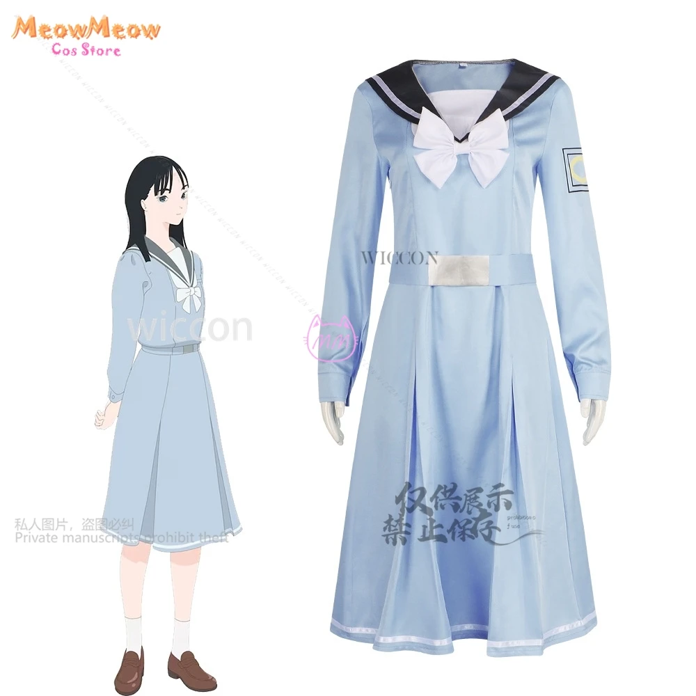 Anime Kimi No Iro Your Color Hikari Cosplay Costume Blue Dress JK Sailor School Uniform The Colors Expo Role-play Customized