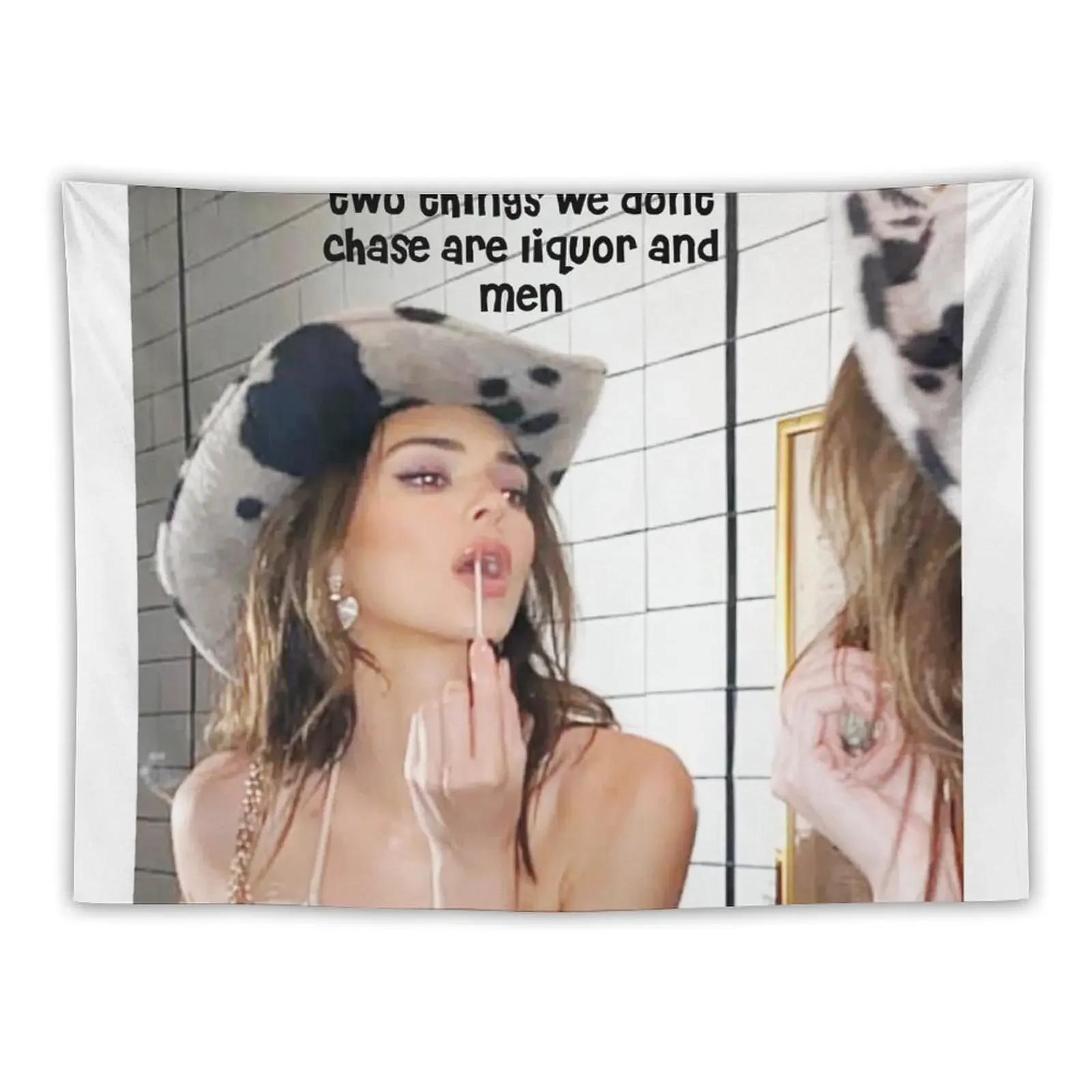 Kendall Jenner Quote Tapestry Room Decoration Accessories Room Decor For Girls Tapestry