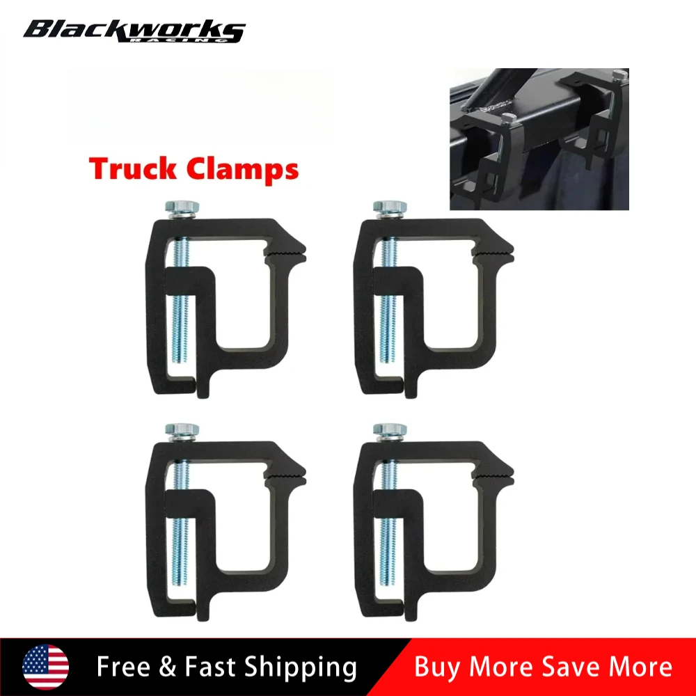 

Монтажные зажимы для крышек грузовиков, сверхмощные зажимы для корпуса кемпера для Dodge Dakota Ram 1500 2500 3500, F150 F250, Tundra, набор из 4 шт.