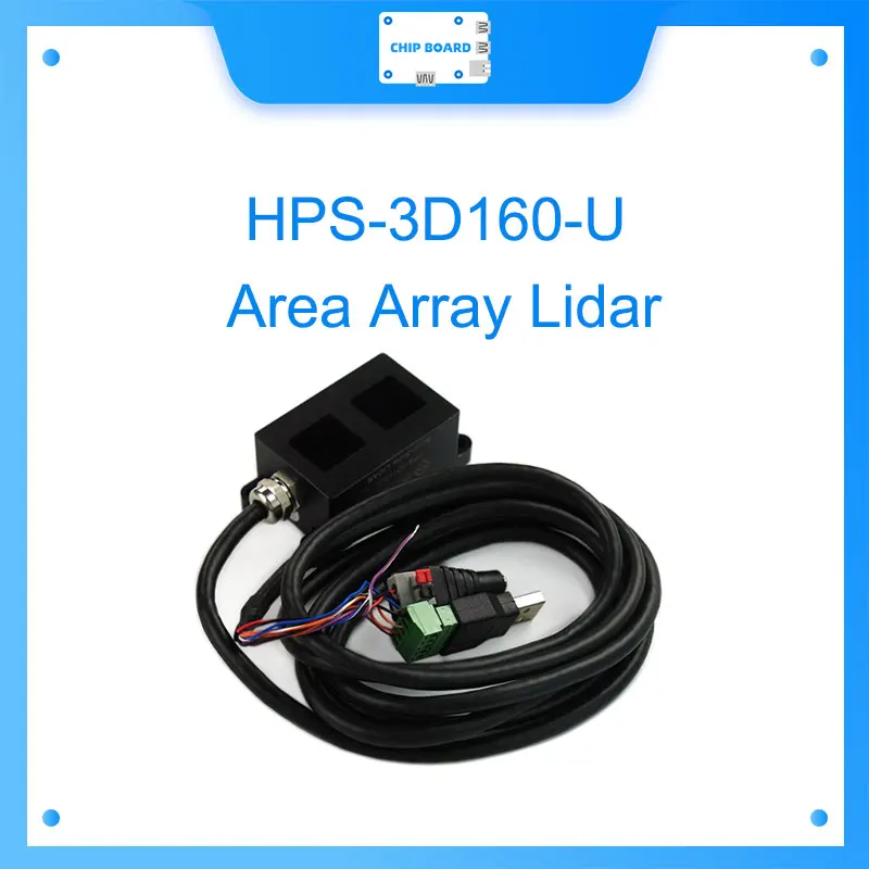

DFRobot HPS-3D160-U Area Array LiDAR - 12m Range, USB, HDR, IP67