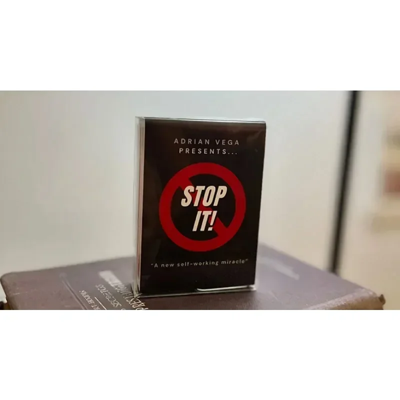 Stop It! (Gimmicks) By Adrian Vega Card Magic and Trick Decks Close Up Performer Magic Tricks Professional Magician Beginner Bar