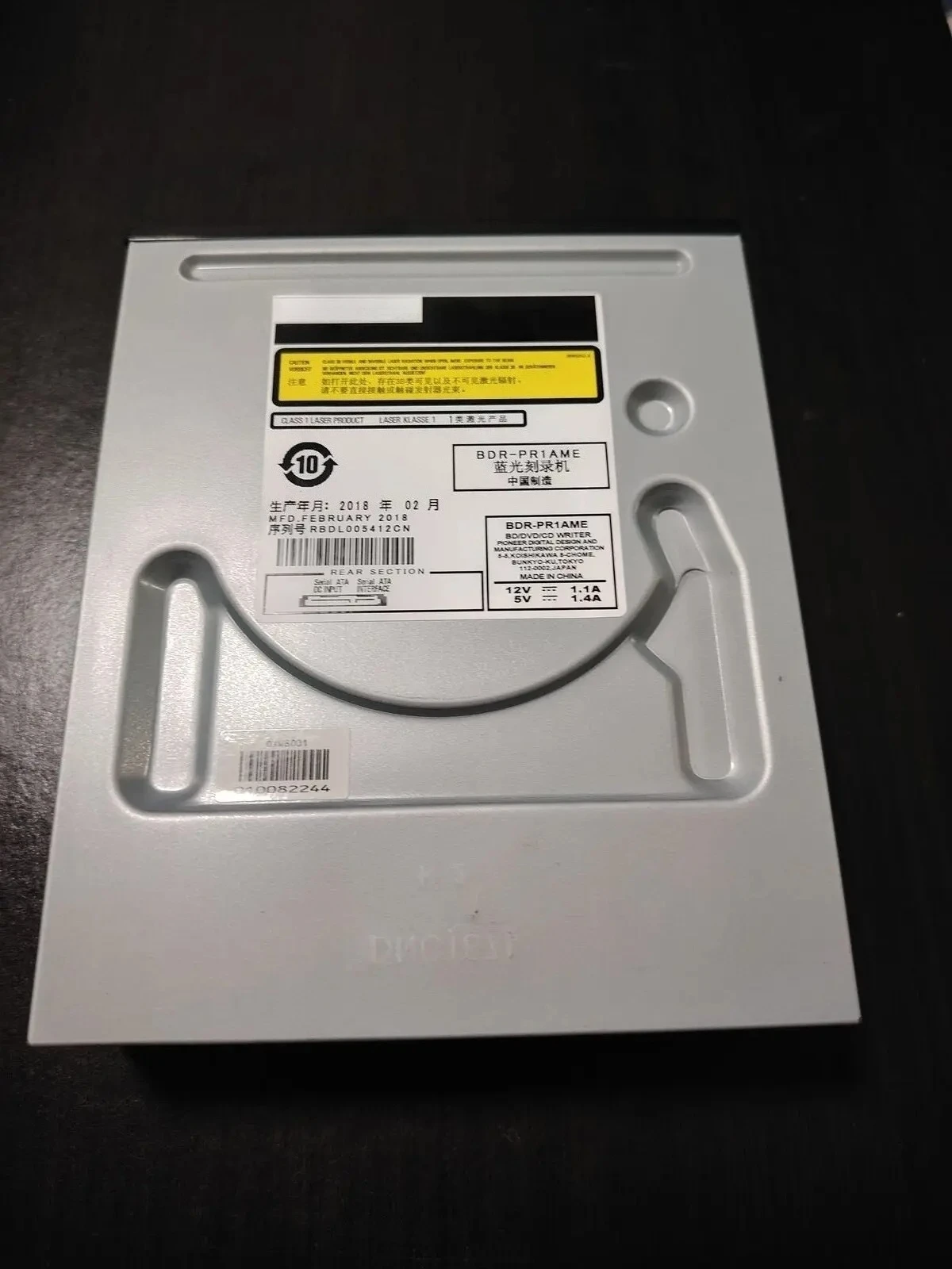 

FOR Pioneer BD burner, desktop notebook supports 128G, 4K, 3D, BD, DVD, CD