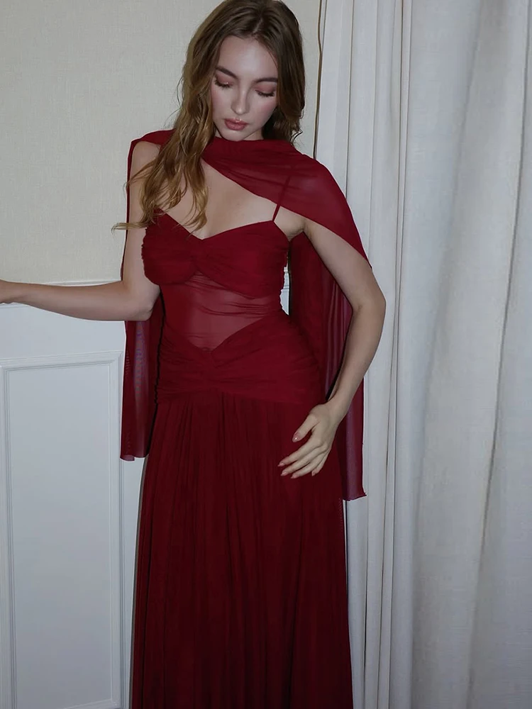 Nibber Geburtstag Party Kleid Frauen Geraffte Mesh Patchwork Sexy Durchsichtig Quadrat Kragen Ärmellose Club Elegante Trend Bodycon